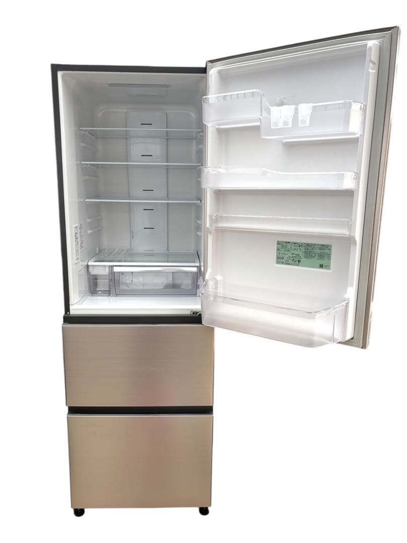 日立 冷蔵庫 幅60cm 375Lシャンパン R-V38NV N 3ドア右開き