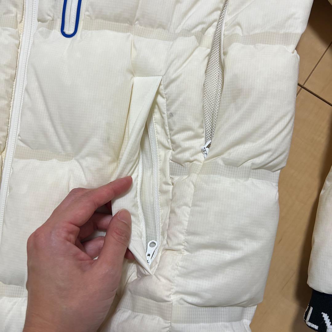 【美品】パーリーゲイツ　カルストホワイトダック羽毛ストレッチダウン　オフホワイト