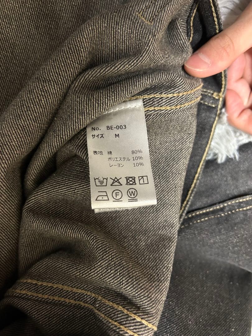 BELVET ダークデニムジャケット