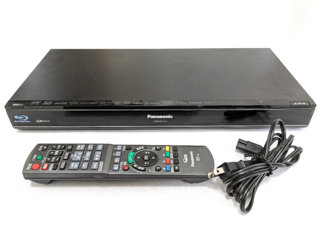 Panasonic DIGA【DMR-BRT210】500GB+リモコン　完動品