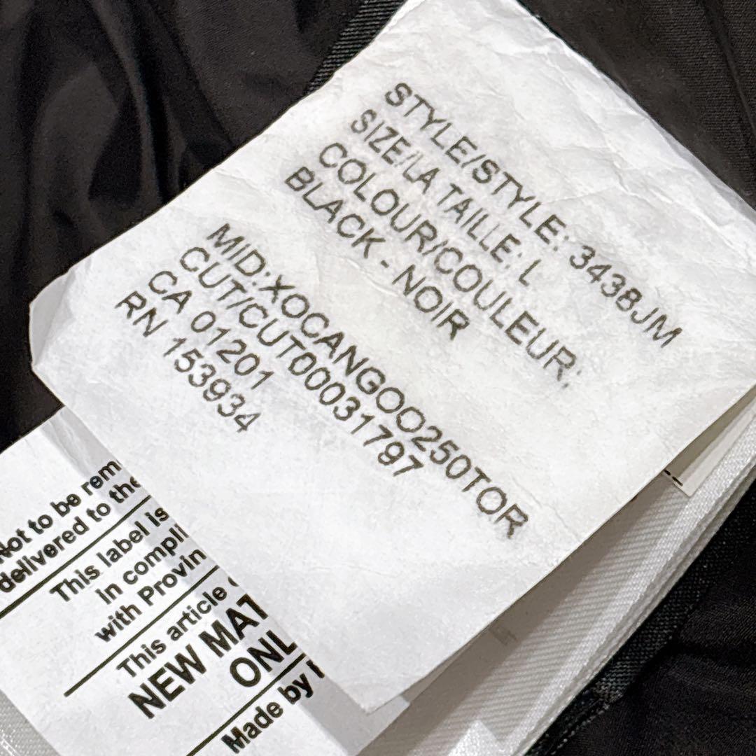 新品同様✨　カナダグース　ダウンジャケット　ファー　ブラック　L メンズ