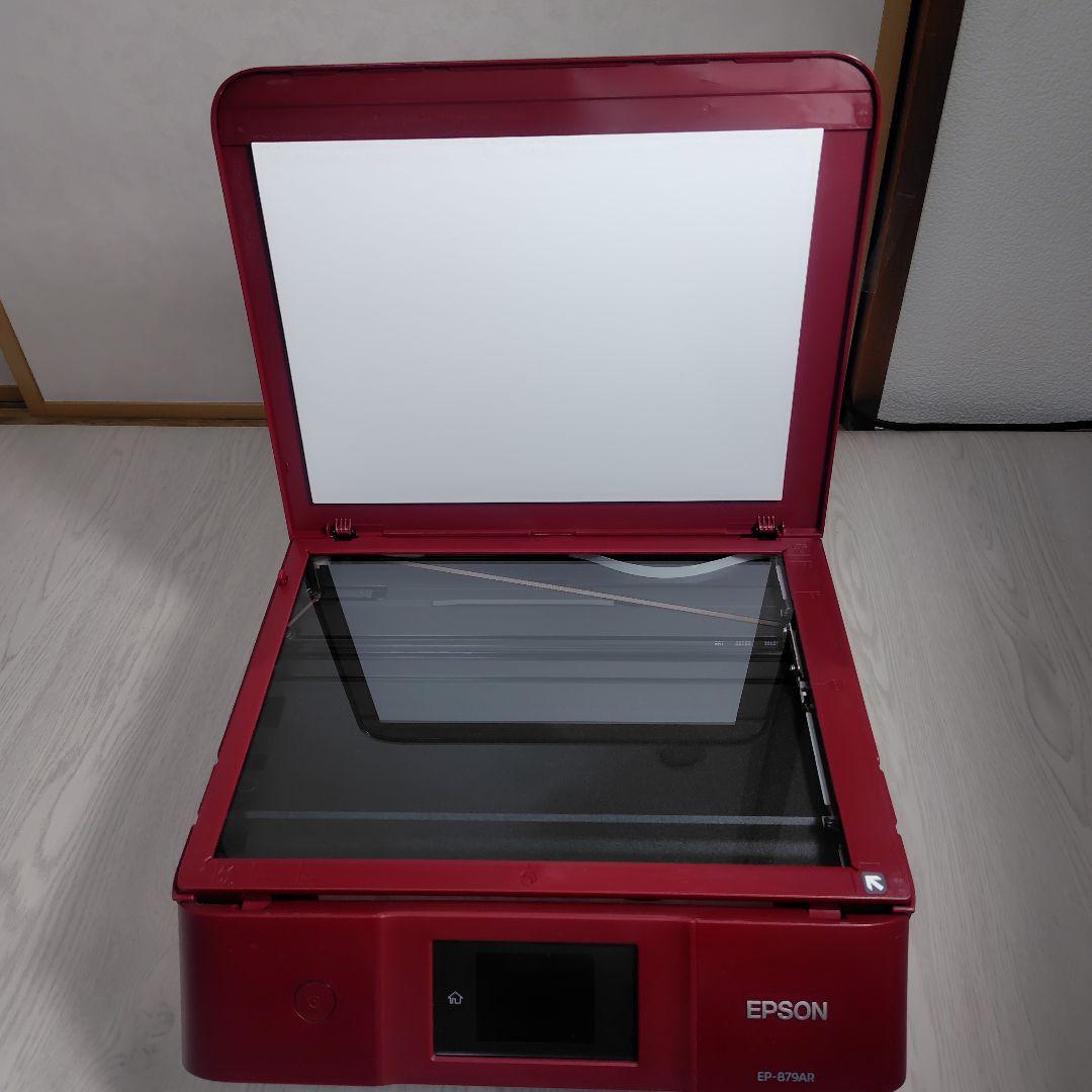 EPSON EP-879AR 赤色 インクジェットプリンター【ジャンク品扱い】