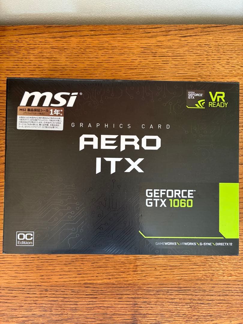 MSI GTX 1060 AERO ITX 6G グラフィックボード