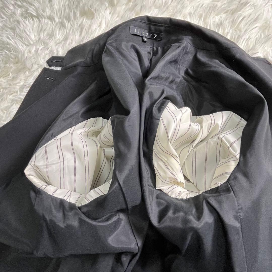 theory セオリー スカート セットアップ ブラック サイズ2