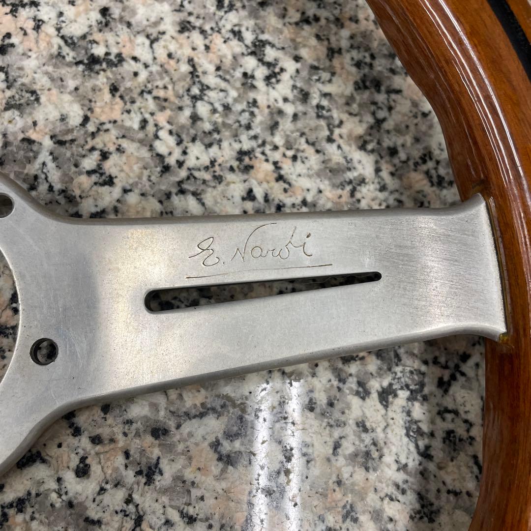 エ*ン様 ★NARDI ナルディ 希少品 ウッド ステアリング ハンドル 自動車