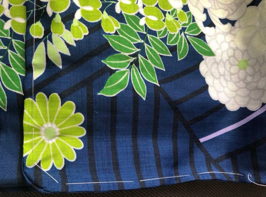 サ*ー様 【未使用】ふりふ　浴衣　夏着物　《オマケ兵児帯付き》