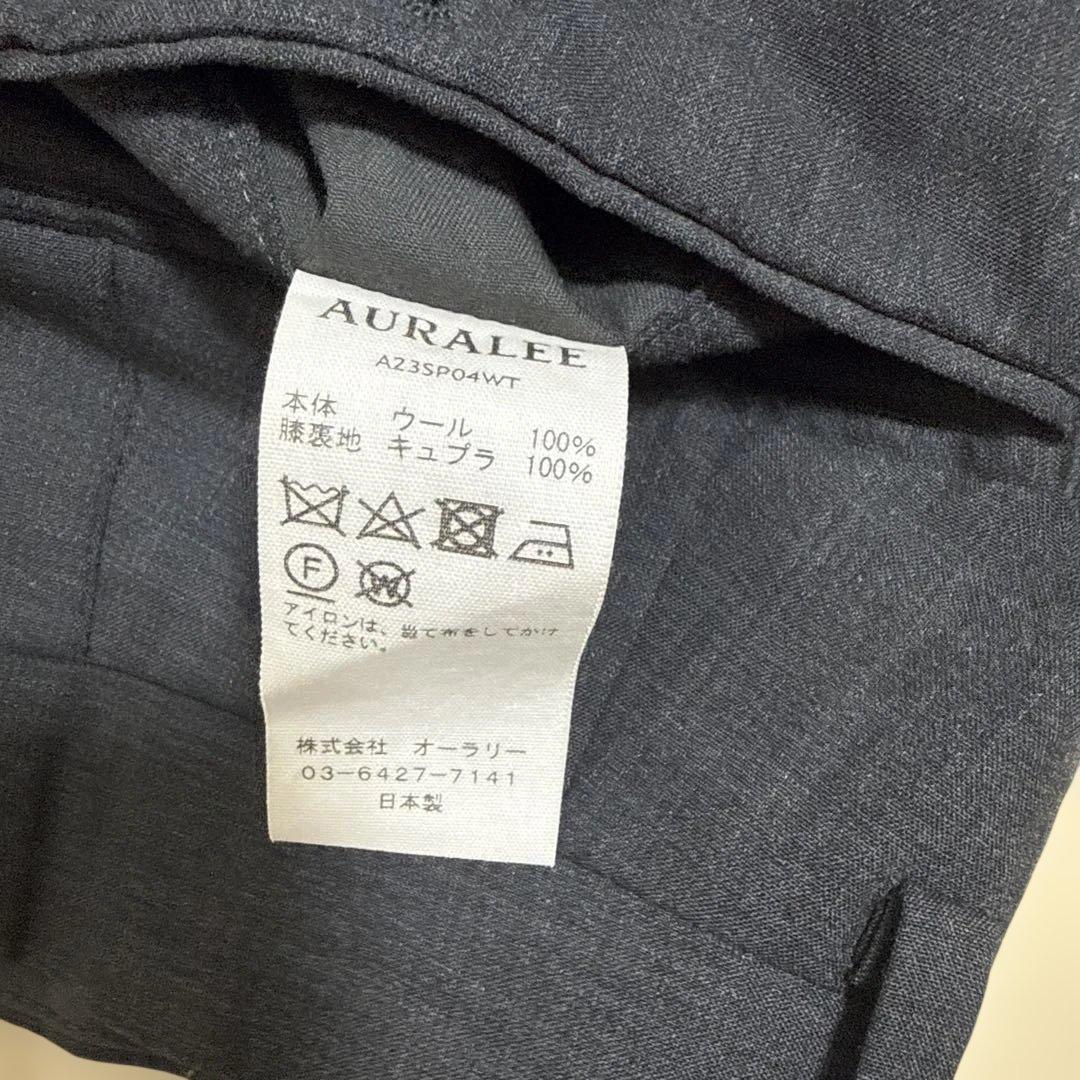 パンツ AURALEE Super Fine Tropical Wool Slacks