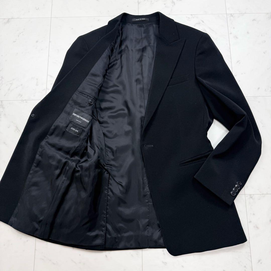 エンポリオアルマーニ ジュードライン テーラードジャケット ブラック サイズ46
