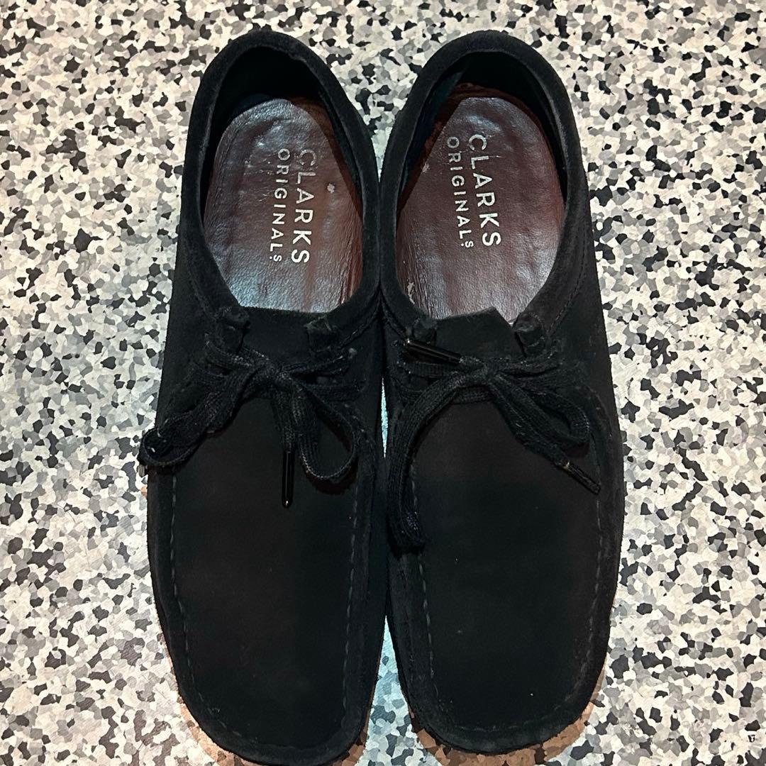 【26.5センチ⭐️】クラークスワラビーブラックスエードClarks