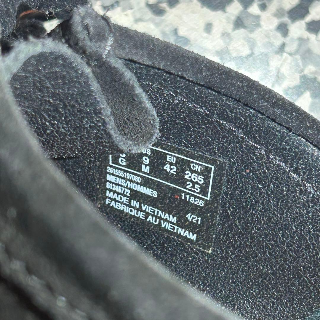 【26.5センチ⭐️】クラークスワラビーブラックスエードClarks