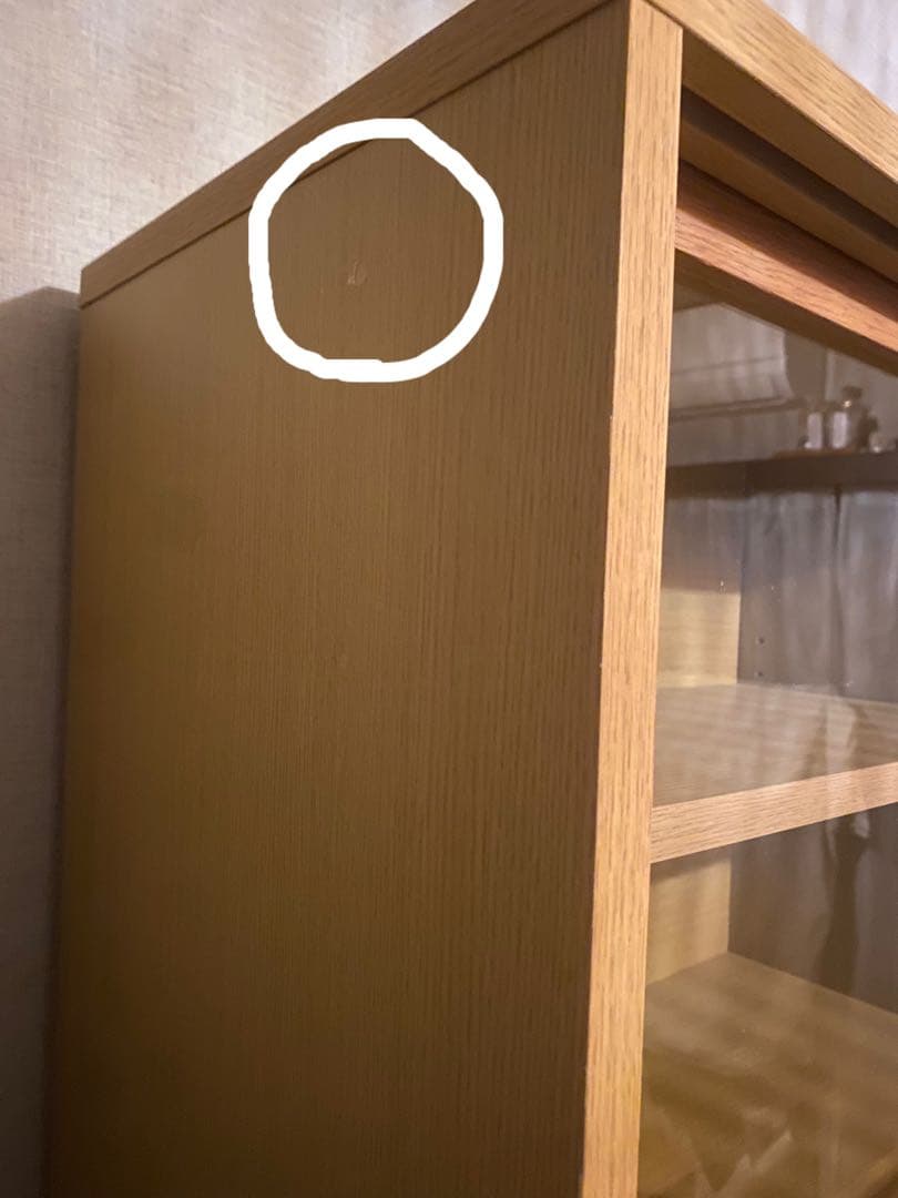 ナチュラル 食器棚 収納力抜群