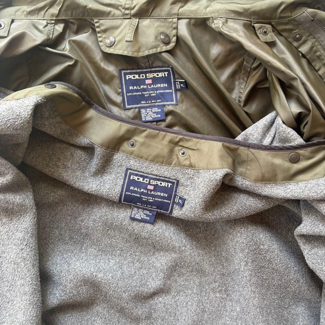 90s polo sport ラルフローレン　m51サンプリング　モッズコート