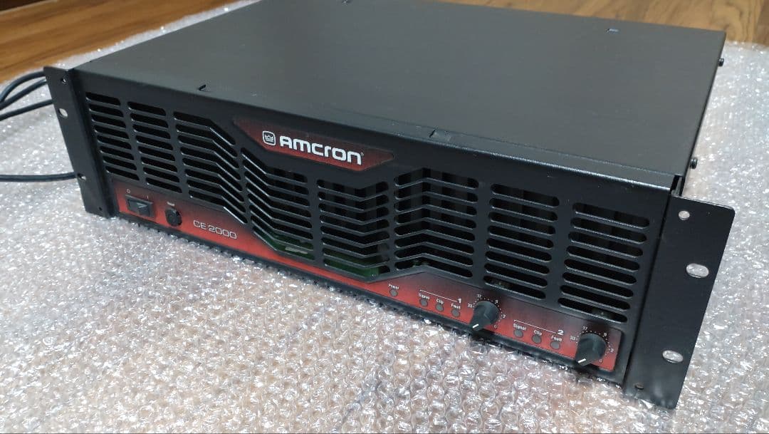 AMCRON アムクロン CE2000 パワーアンプ　 動作確認 使用