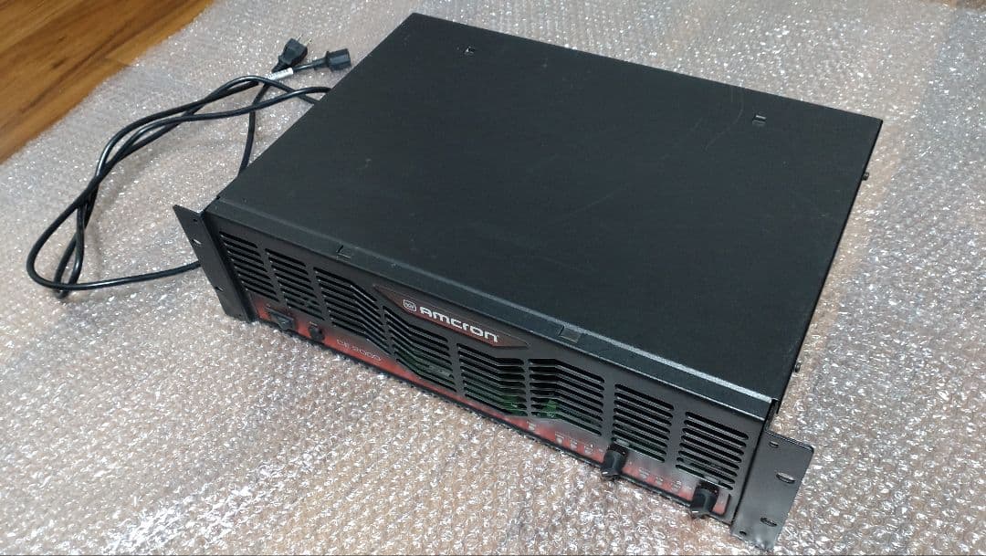 AMCRON アムクロン CE2000 パワーアンプ　 動作確認 使用
