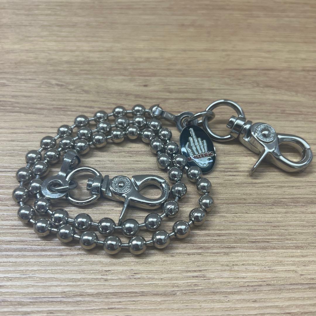 ヒステリックグラマー　ボールウォレットチェーン