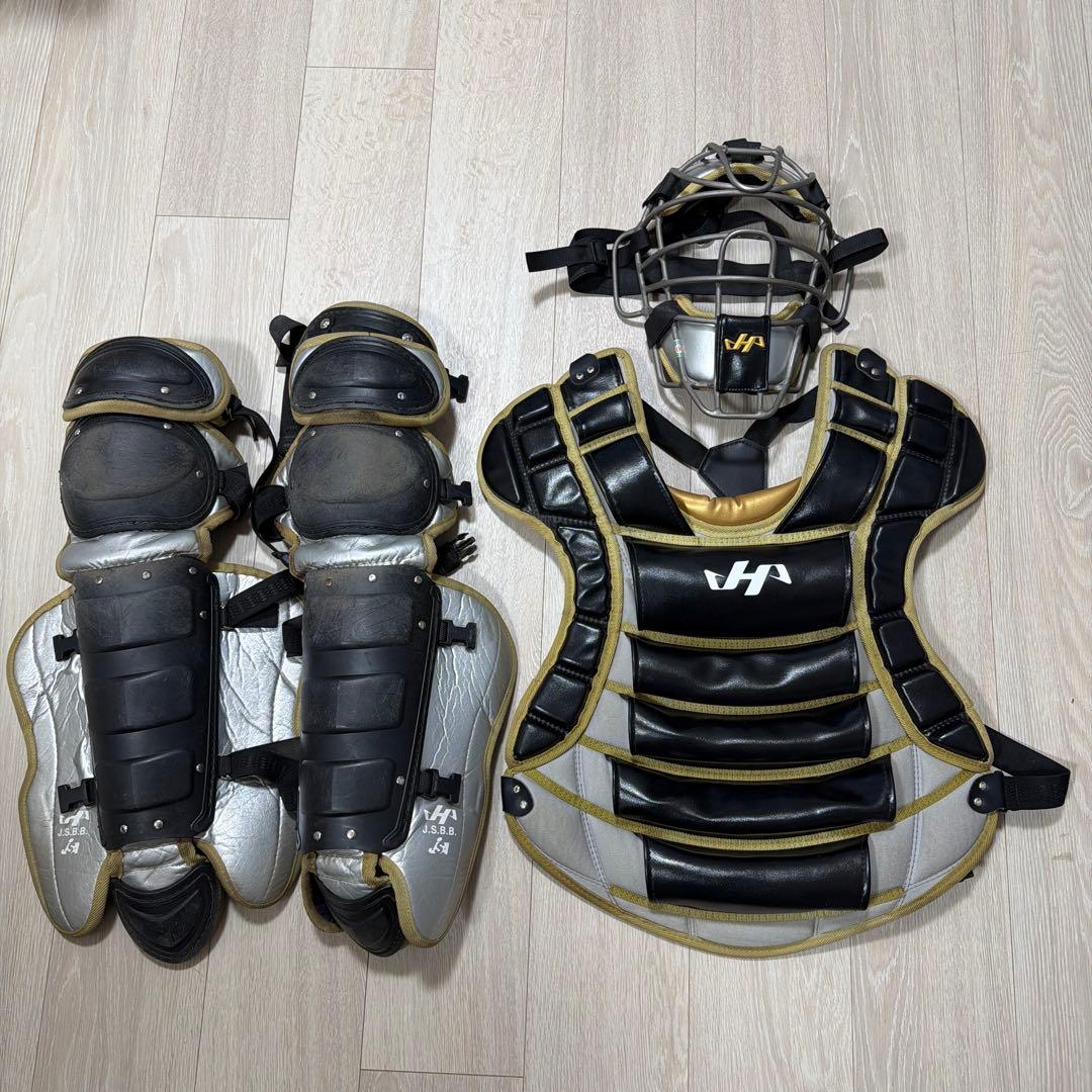 ［状態良好］ハタケヤマ　軟式　キャッチャー防具