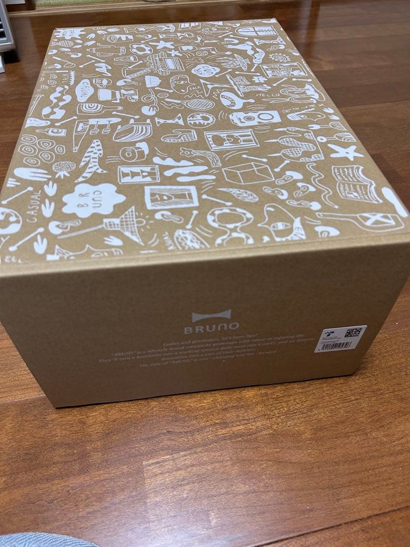 ブルーノ　コンパクトホットプレート　レッド　たこ焼きプレート付き　新品未使用