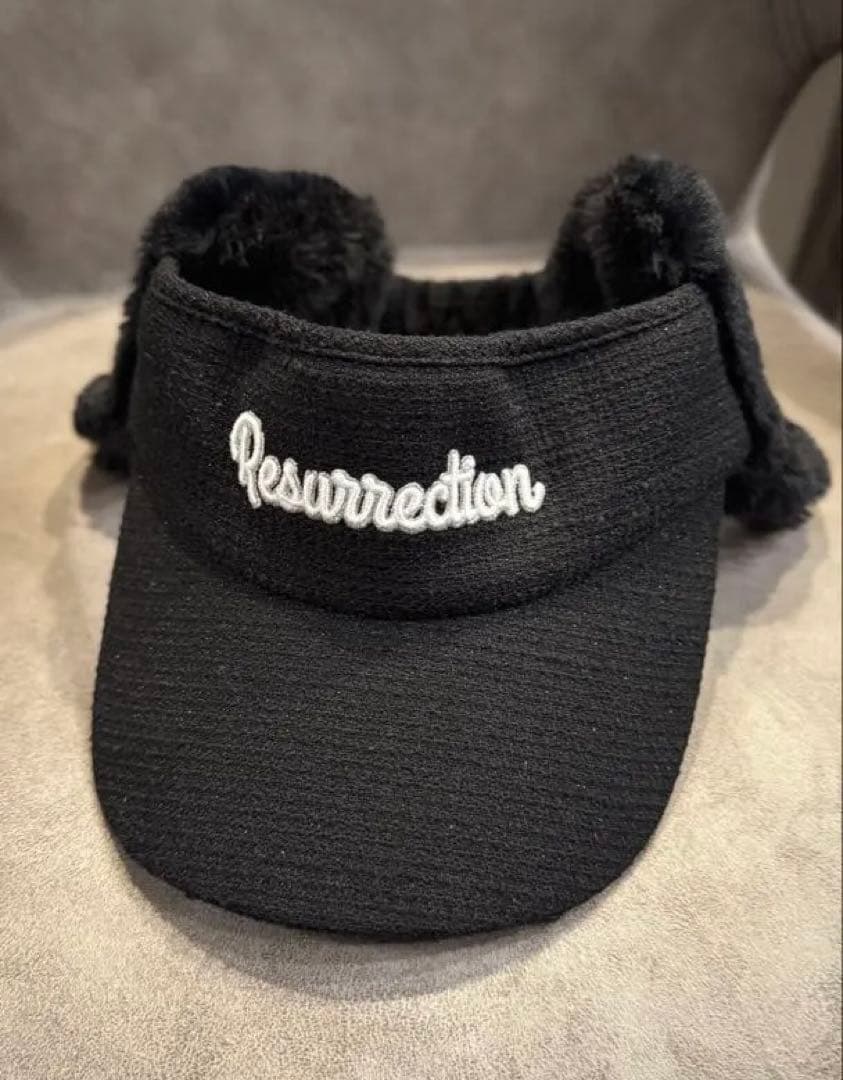 Resurrection ボアイヤーマフサンバイザー 黒