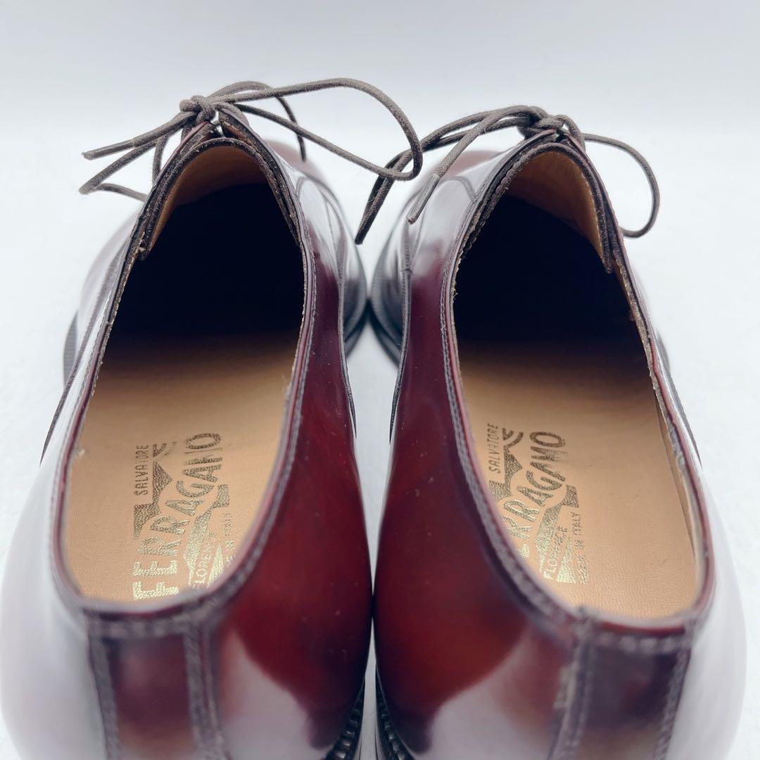 シューツリー付✨極美品✨サルヴァトーレフェラガモ ストレートチップ バーガンディ