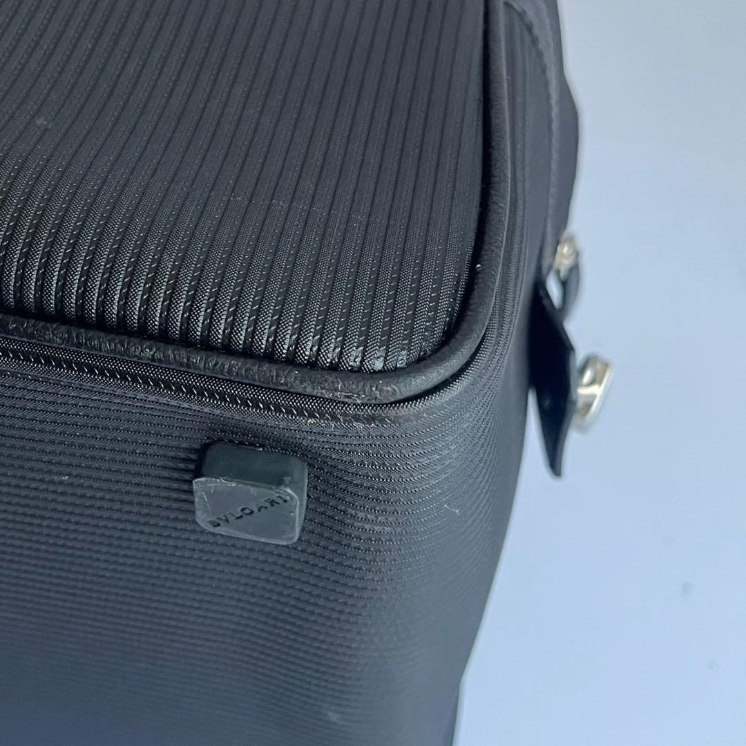 ✨極美品✨　BVLGARI ボストン　ハンドバッグ　レザー　革　黒