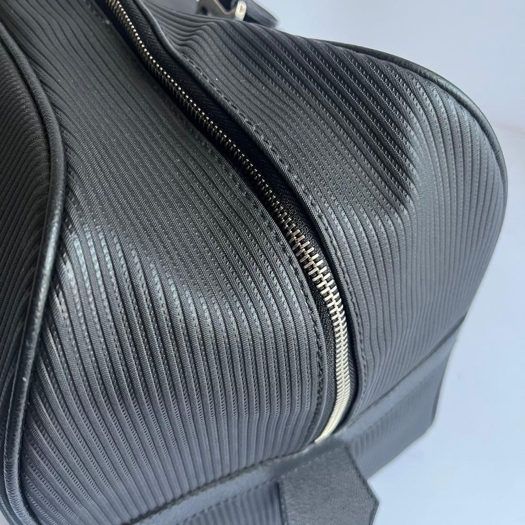 ✨極美品✨　BVLGARI ボストン　ハンドバッグ　レザー　革　黒