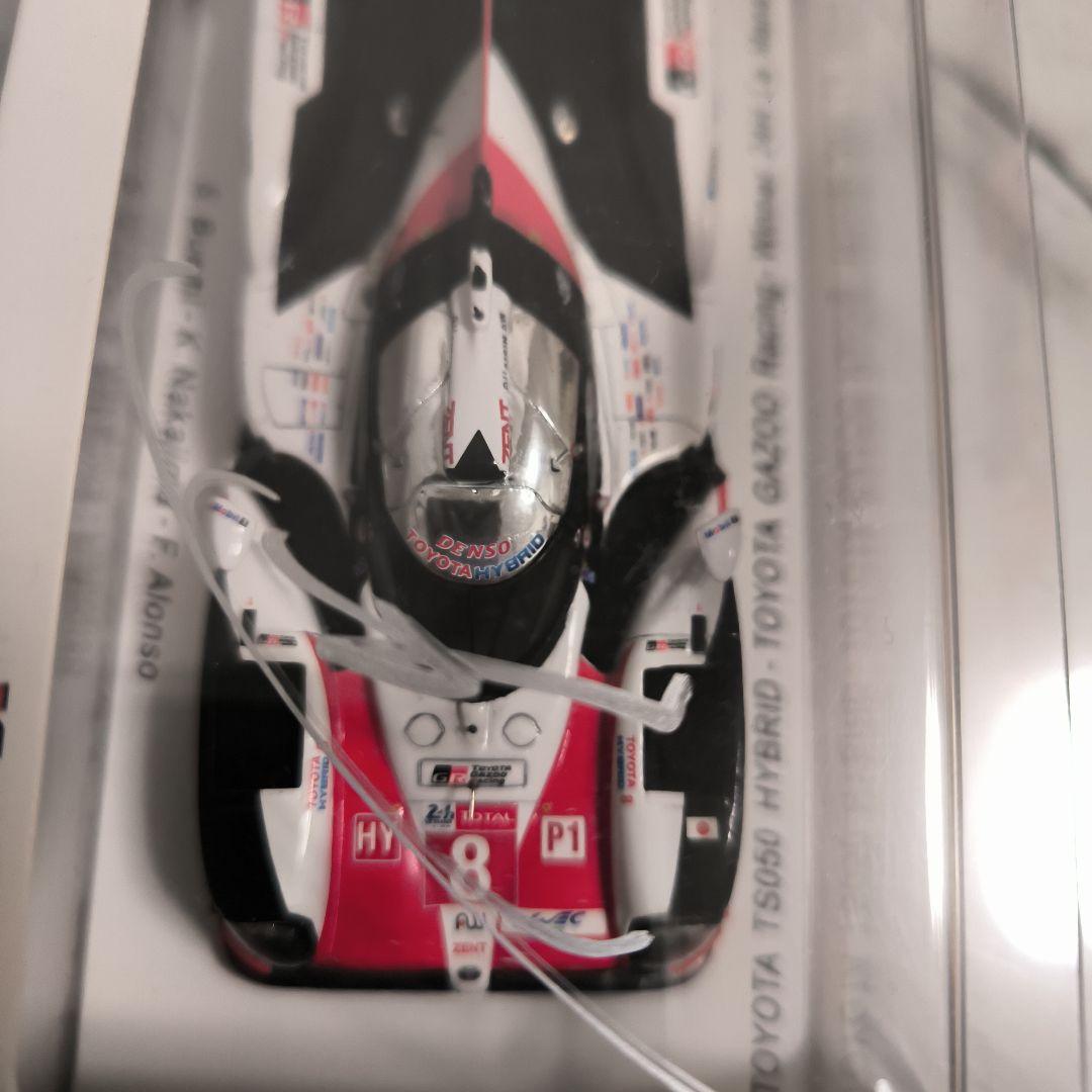 TOYOTA TS050 HYBRID 2018年　中嶋選手の直筆サイン入り