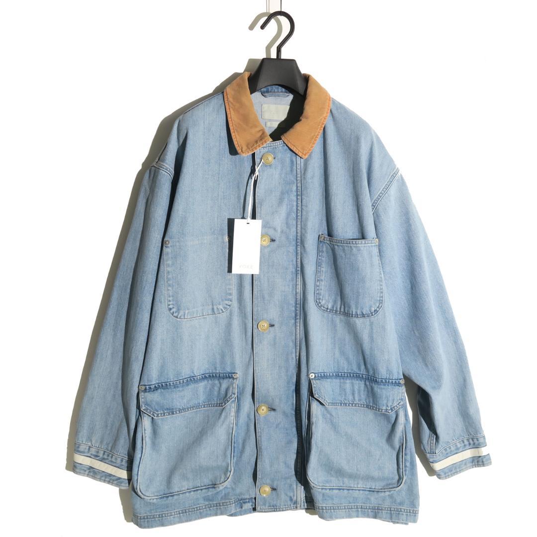 ジャケット・アウター YOKE Vintaged Denim Coverall Half Coat