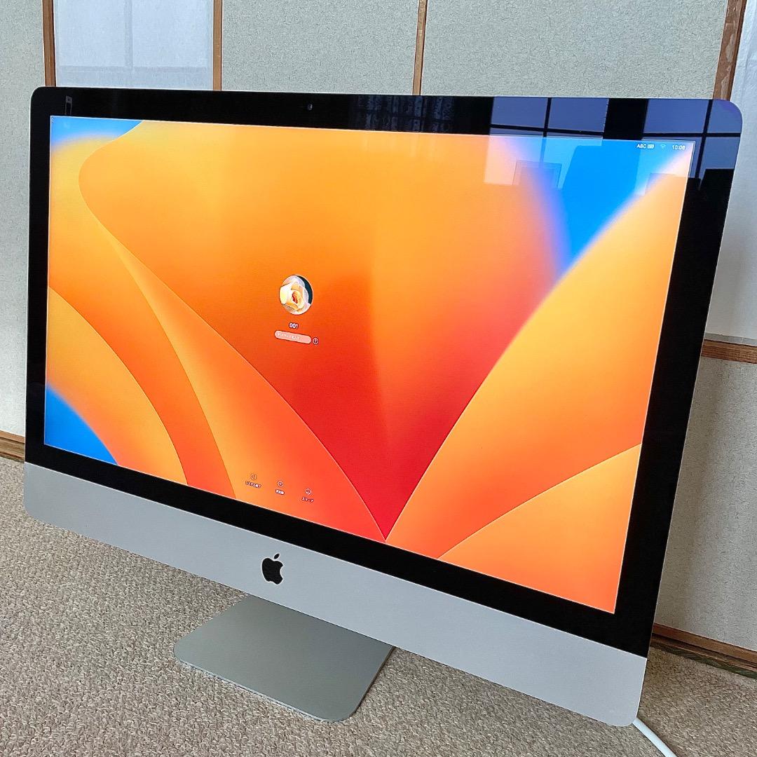 【 iMac 27インチ 5K Core i7　メモリ40GB 】2017年