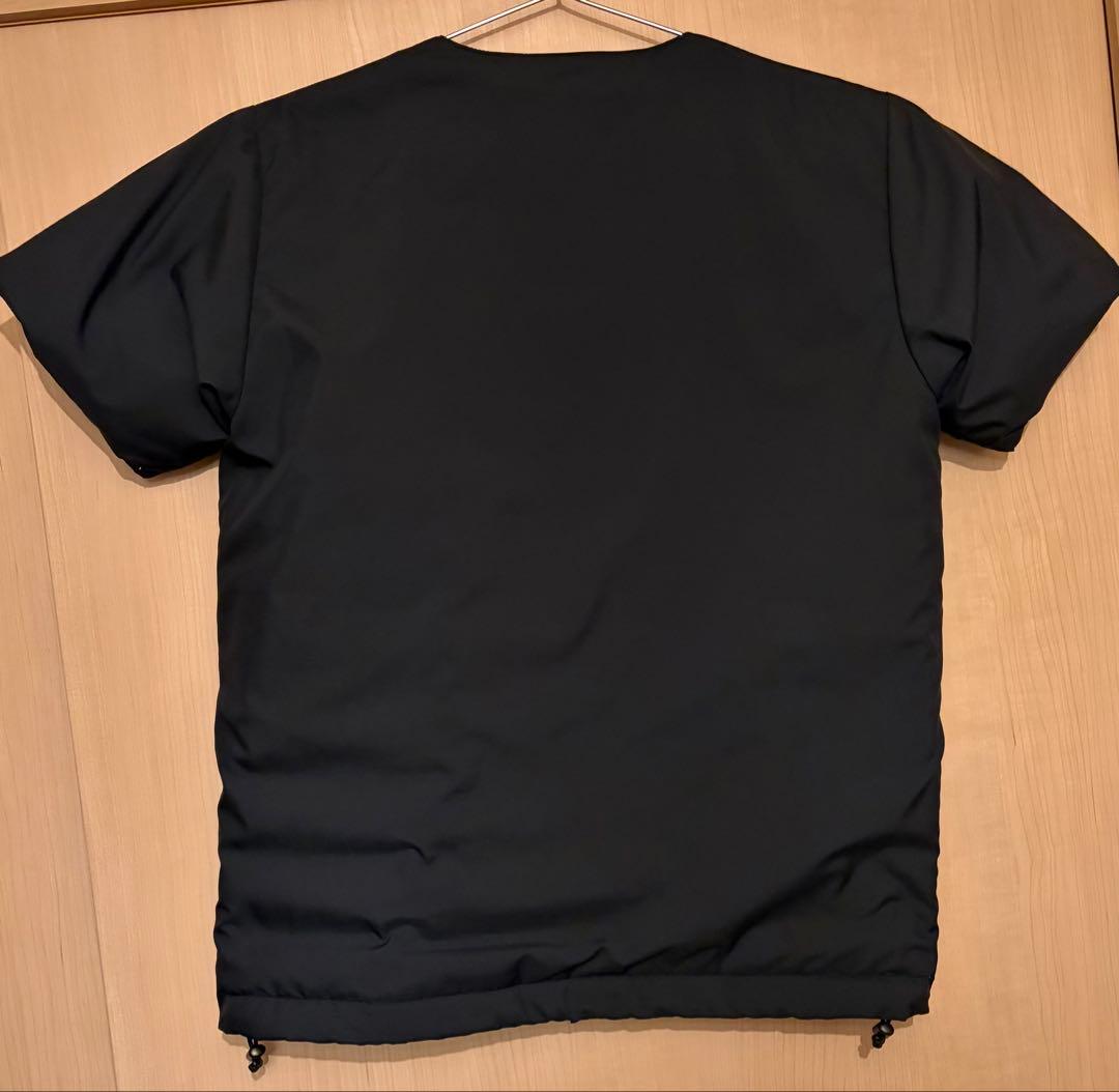 オッシュマンズ別注 ナンガ NANGA 半袖ダウン Mサイズ ブラック