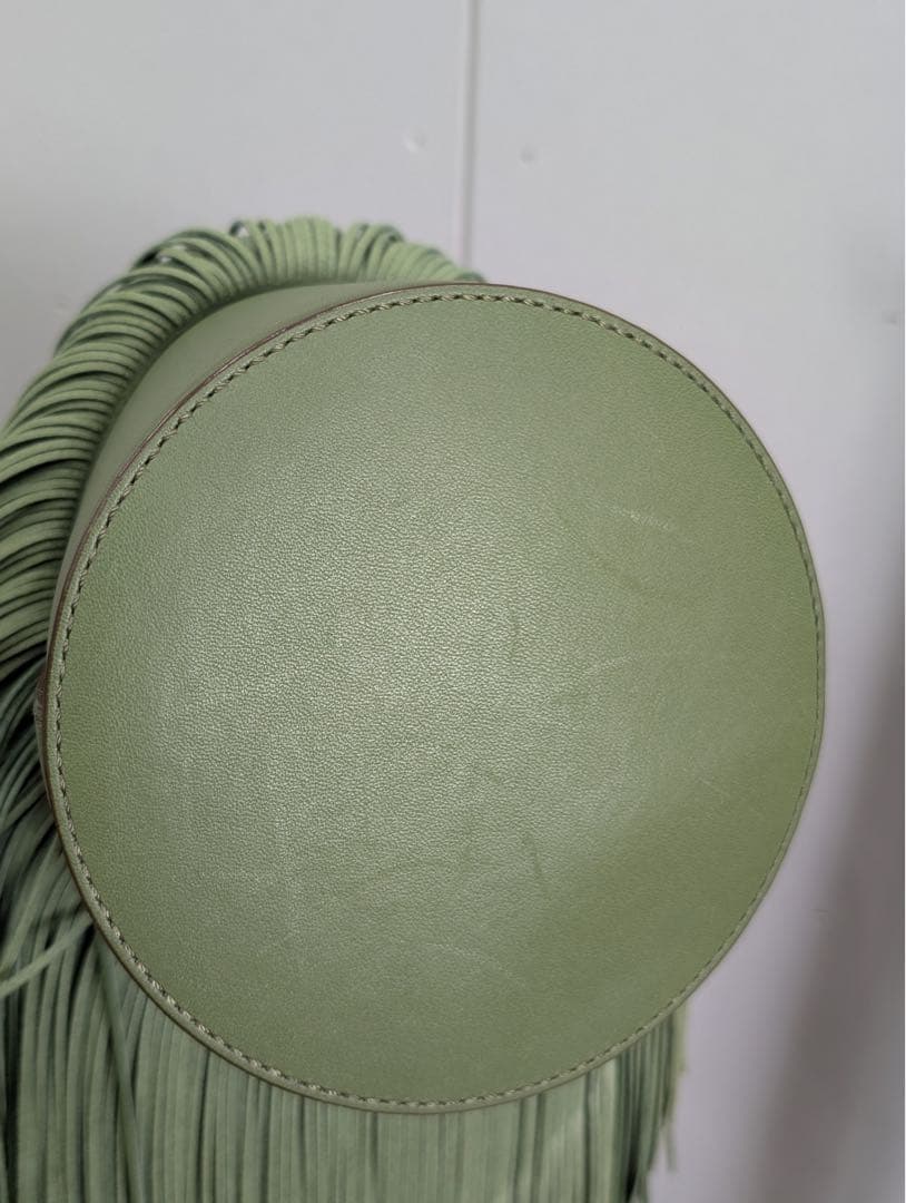 限定色♡J&M DAVIDSON フリンジカーニバル ミニ オリーブ