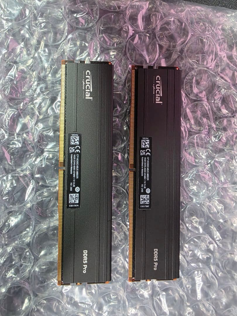 crucial DDR5-6000 Pro メモリー 2枚セット 16×2