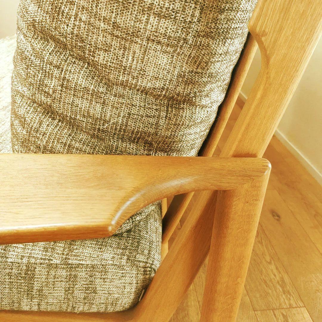 北欧 日進木工 geppo ゲッポ ソファ オーク材 ナラ材 木製ソファー