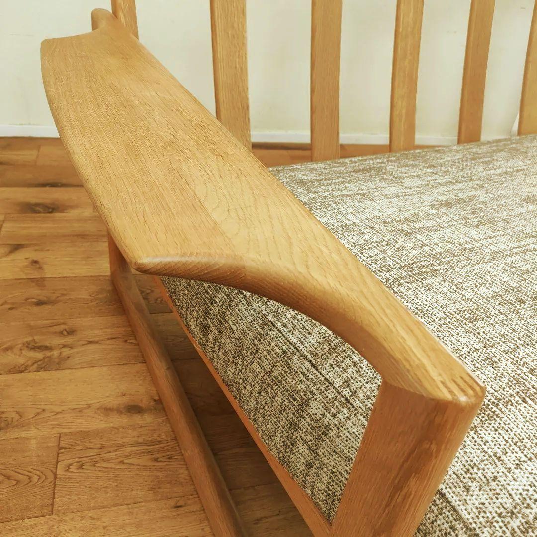 北欧 日進木工 geppo ゲッポ ソファ オーク材 ナラ材 木製ソファー