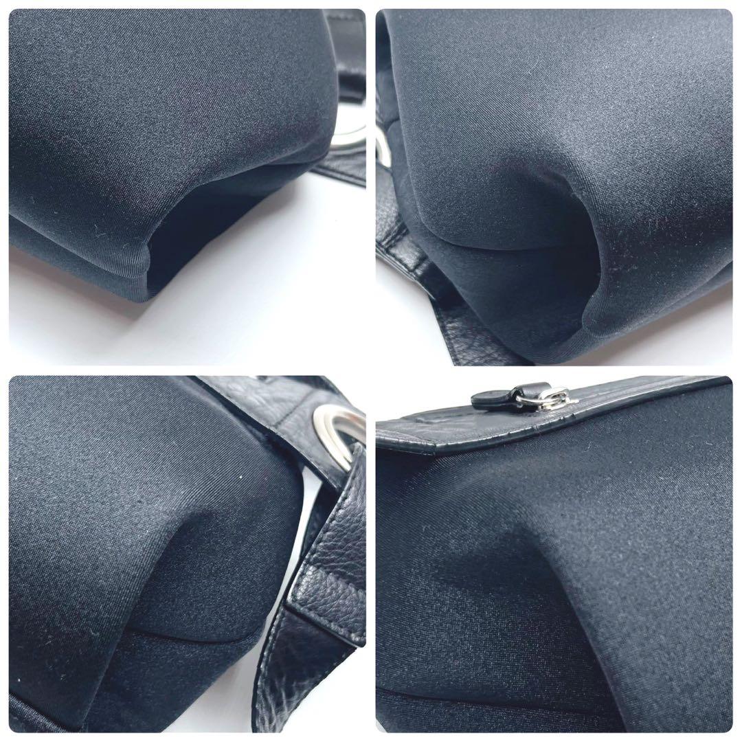 ★極美品★kawa-kawa ボディバッグ 【wet】hatome Mサイズ 黒