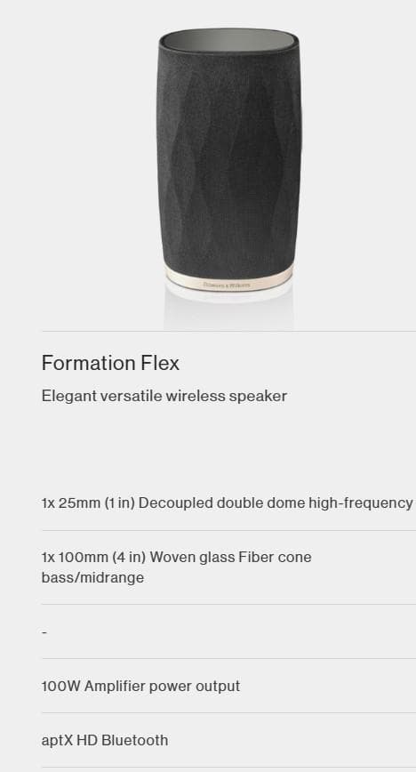 Bowers & Wilkins Formation Flex 2台Set