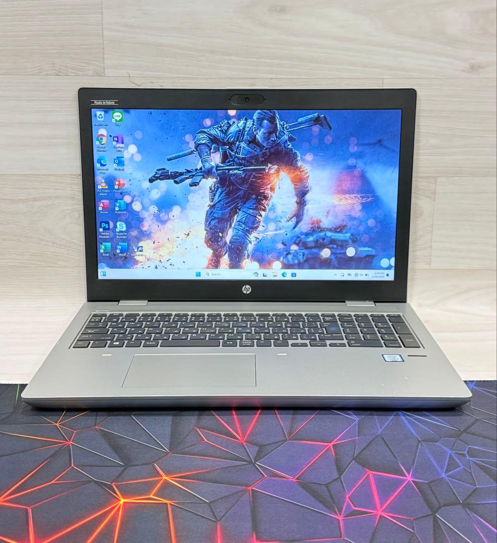 Hp ProBookノートパソコンエイチピーCorei5/8GB/SSD+HDD