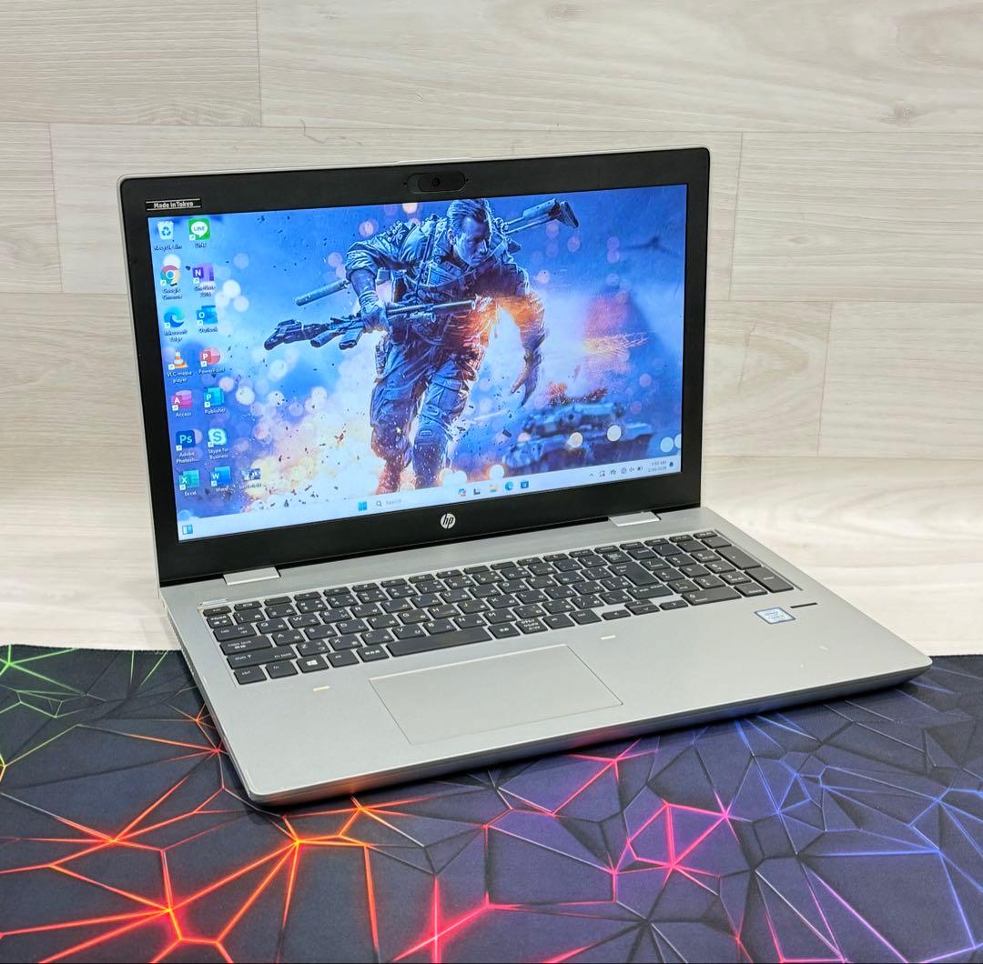 Hp ProBookノートパソコンエイチピーCorei5/8GB/SSD+HDD