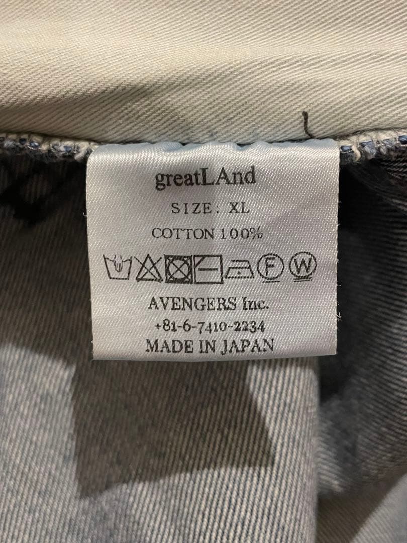 パンツ greatland BADBOY DOUBLE FRONT DENIM XL