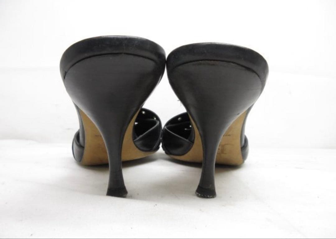 クリスチャンディオール　ミュール　ロゴ　プレート　36 1/2 ヒール　y2k