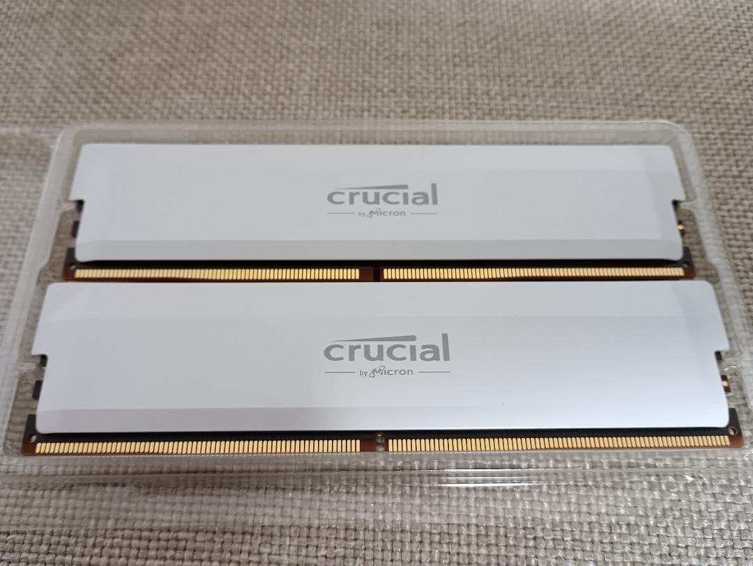 Crucial DDR5 32GB (2x16GB) 6400MT/s メモリ