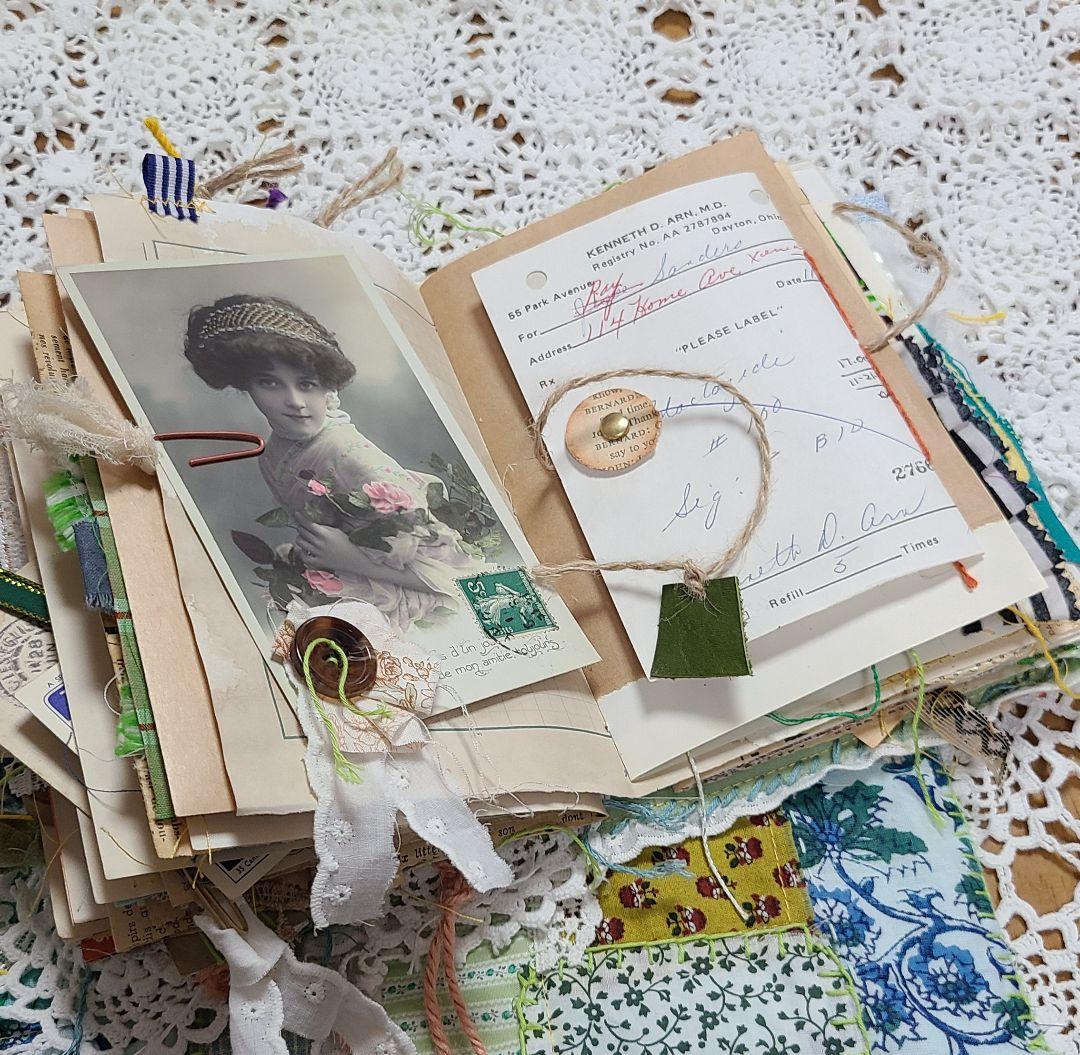 タズちゃん様　junkjournal　ジャンクジャーナル　パッチワーク