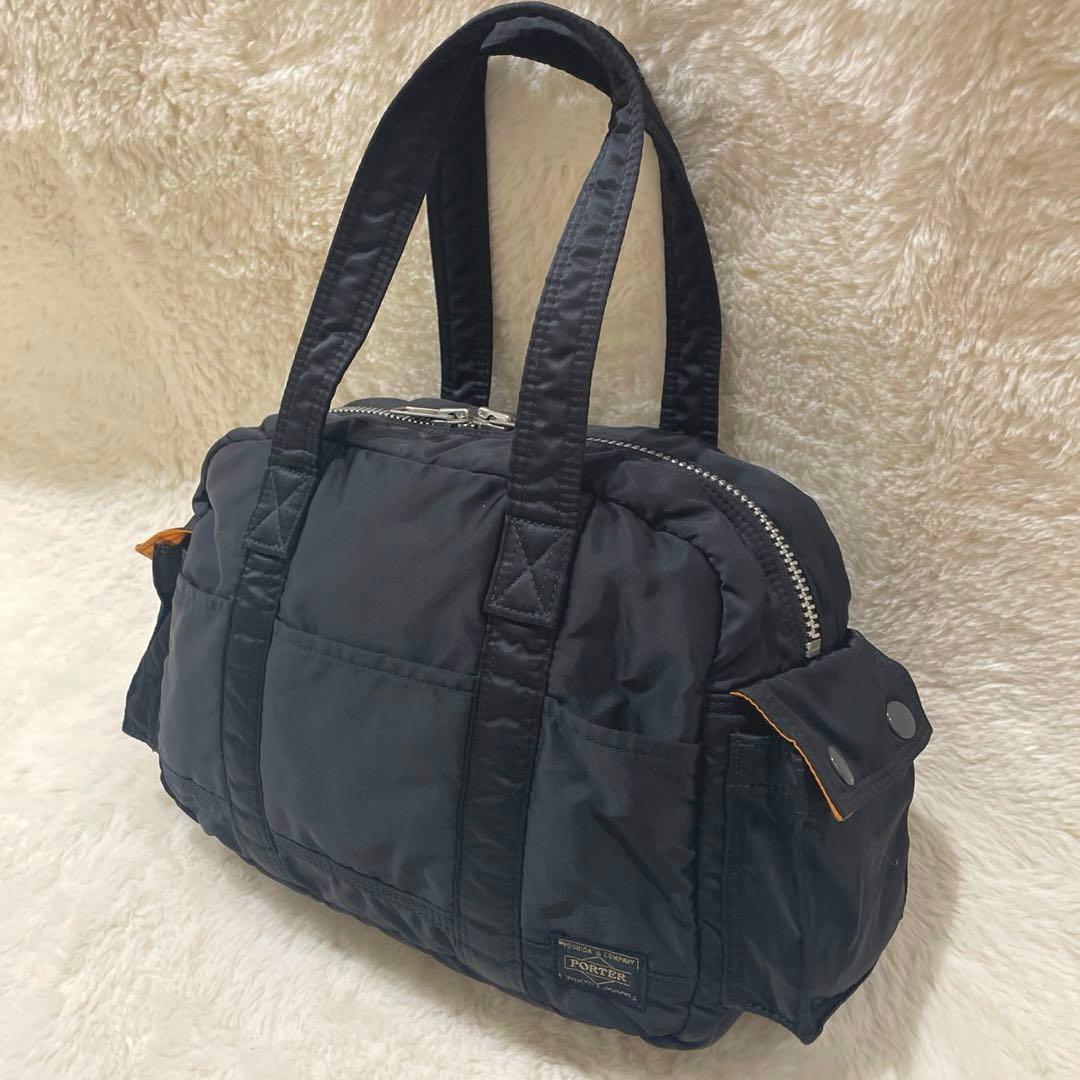 ポーター タンカー ボストンバッグ S ブラック ナイロン