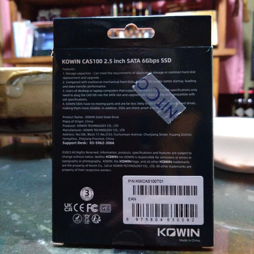 KOWIN CAS100 11TB SSD 2.5インチ