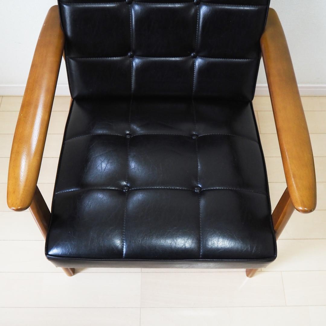 カリモク60 Kチェア1シーター（スタンダードブラック）