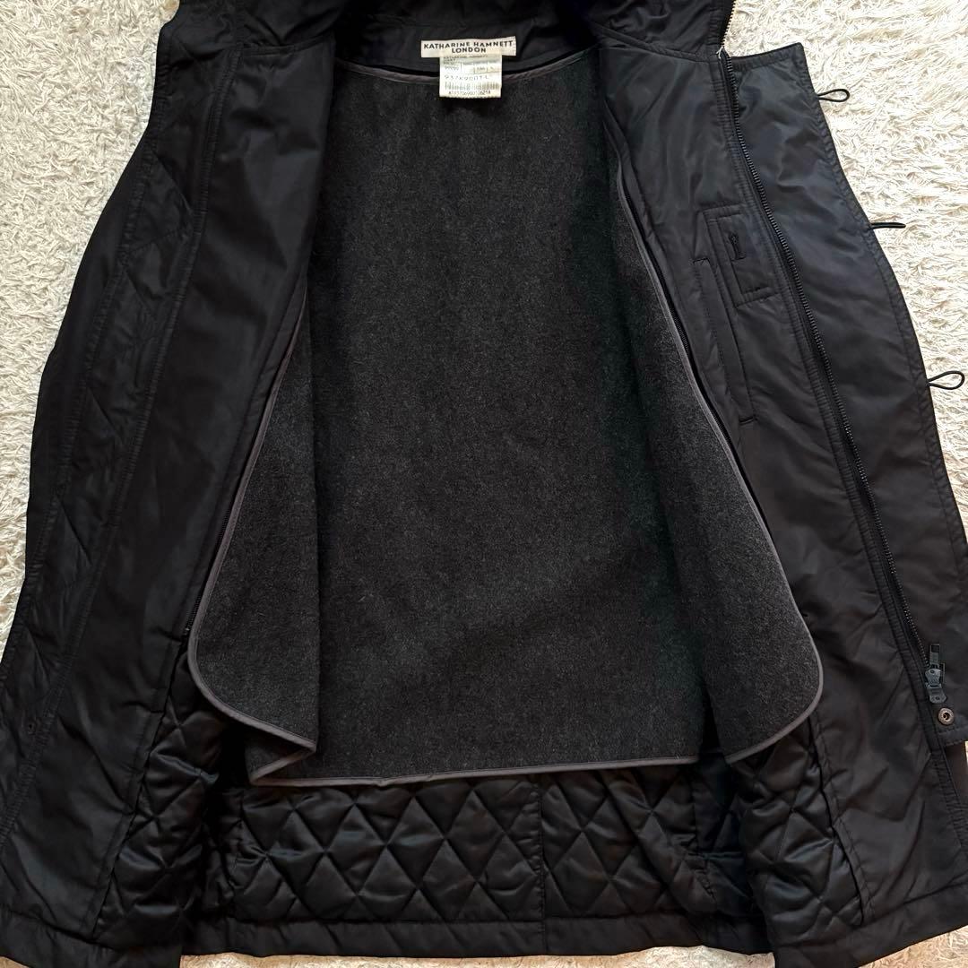 ★希少 Lサイズ★ キャサリン ハムネット N-3B ラクーンファー ライナー付