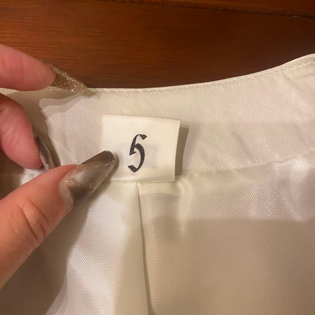 ［希少］【Gabriel】羊革シングルライダース 白 オフホワイト