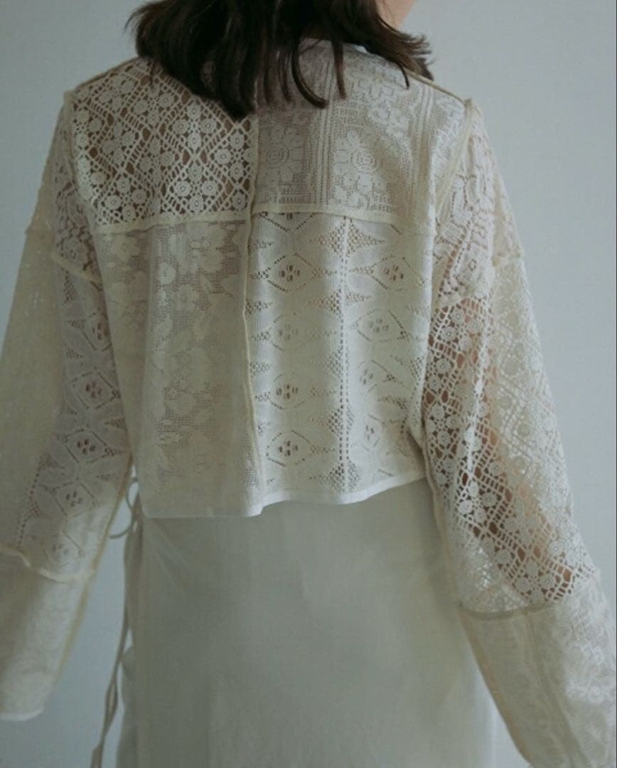 アンヌーク　anuke Patchwork Lace Cardigan