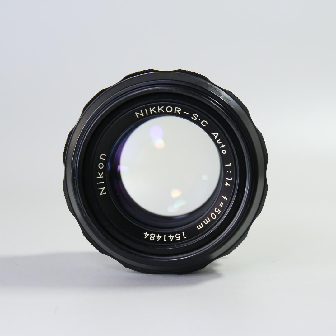 ☆完全動作☆良品 Nikon F ブラックアイレベル 50mmＦ1.4＃226