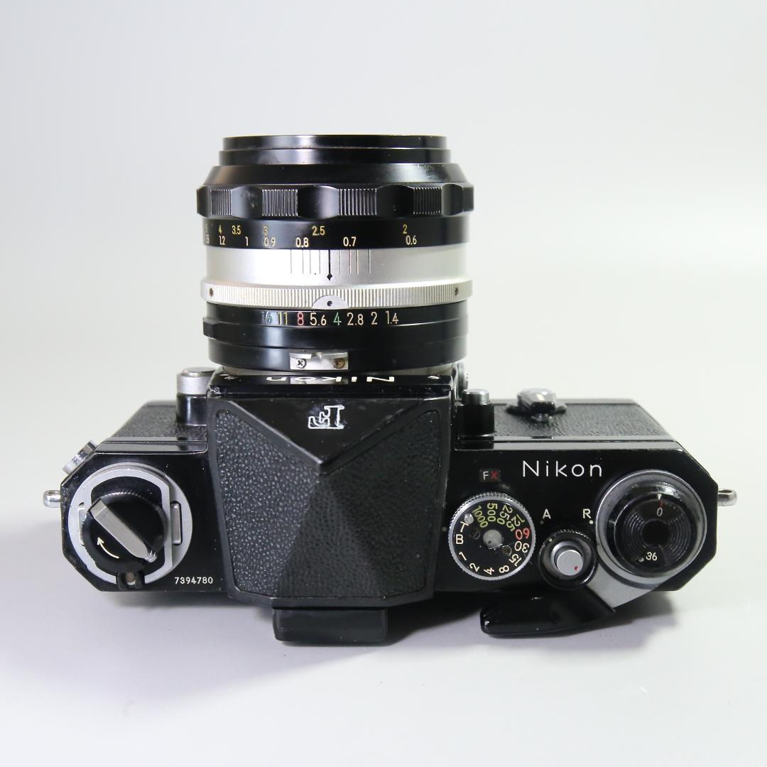 ☆完全動作☆良品 Nikon F ブラックアイレベル 50mmＦ1.4＃226