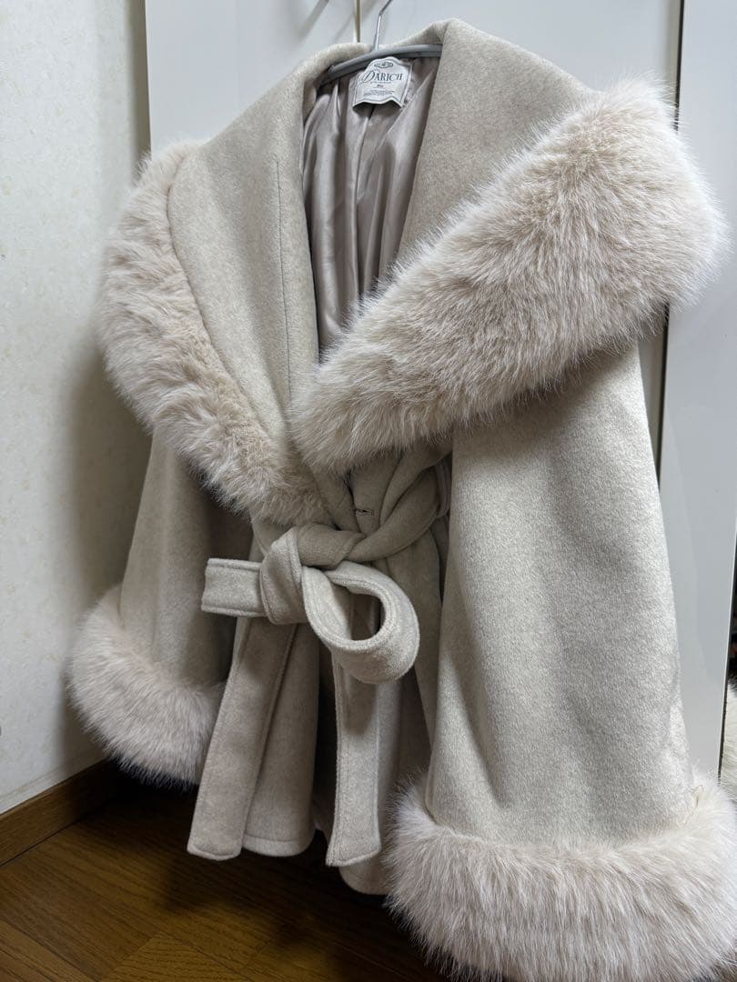 Darich ウエストベルトプリンセスラインコート BEG